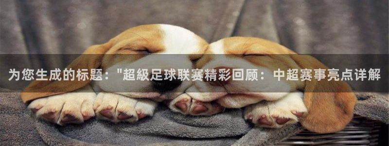 为您生成的标题：\