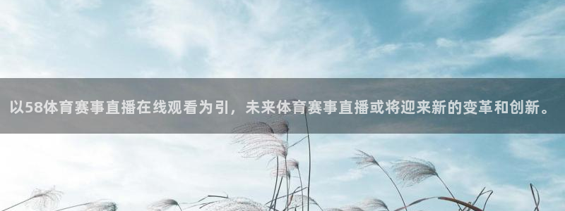 以58体育赛事直播在线观看为引，未来体育赛事直播或将迎来新的变革和创新。